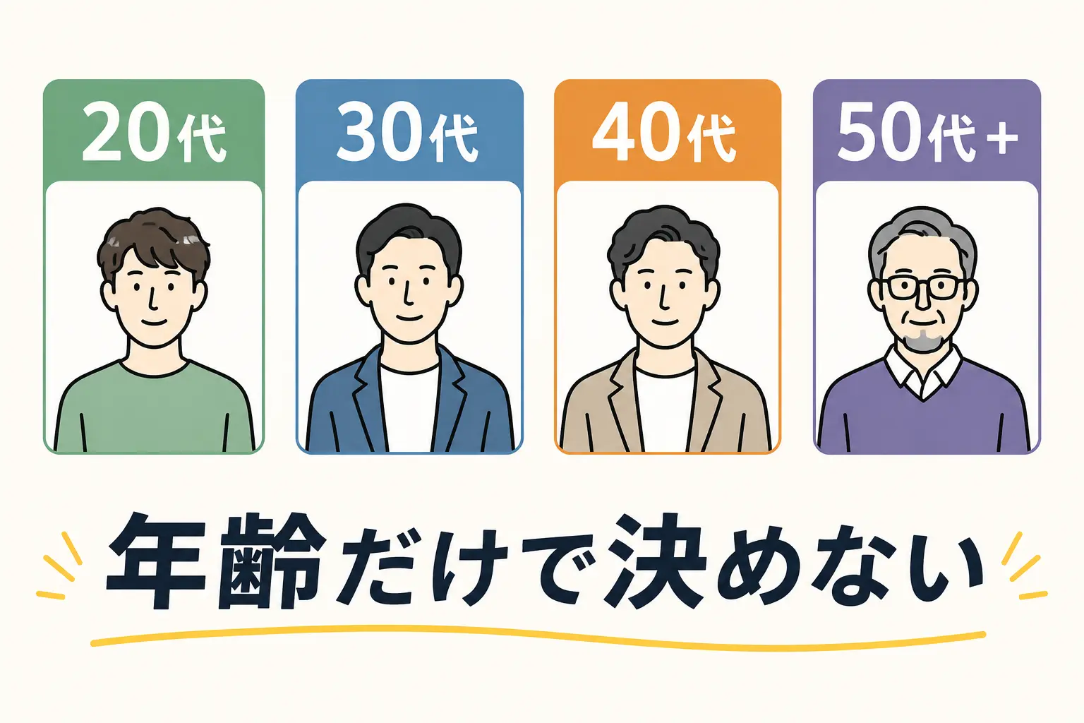 年代別のシンプルな図解
